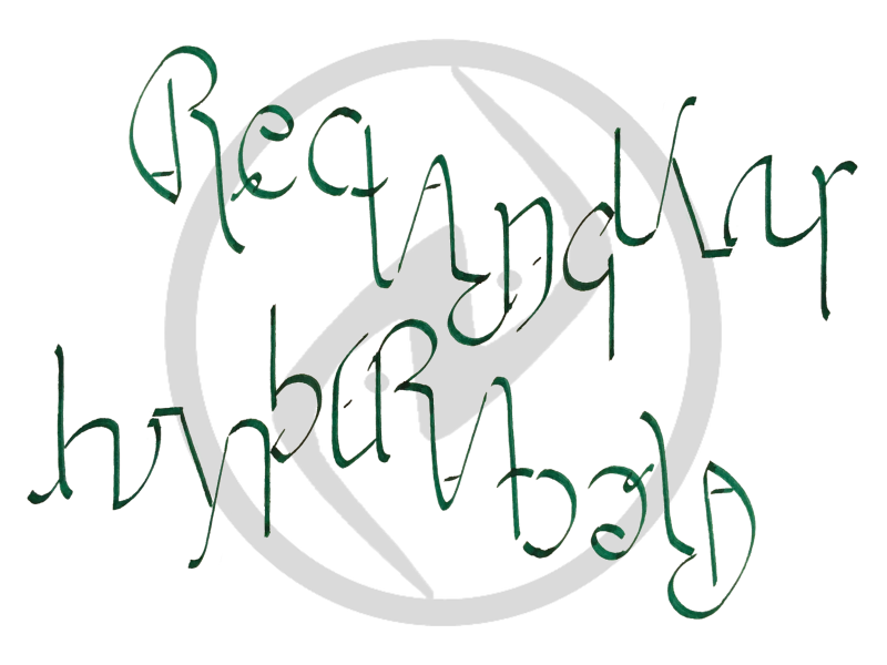 rectangular hyperbola ambigram nakul bhalla douglas hofstadter godel escher bach